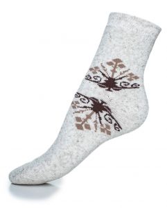 Носки женские плюшевые (Лён,махра внутри)  ― Чулочно – носочные изделия оптом в Новосибирске, колготки, носки, чулки, трикотаж