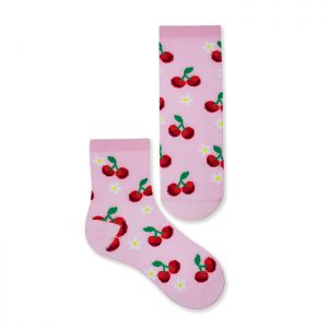 Носки женские (фрукты) ― Чулочно – носочные изделия оптом в Новосибирске, колготки, носки, чулки, трикотаж