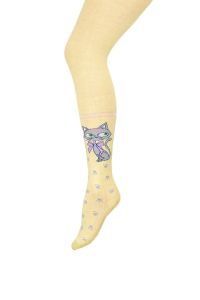 Колготки детские (кошечка на щиколотке) ― Чулочно – носочные изделия оптом в Новосибирске, колготки, носки, чулки, трикотаж