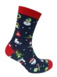 Новогодние носки унисекс с комьютерным рисунком по всей длине ― Чулочно – носочные изделия оптом в Новосибирске, колготки, носки, чулки, трикотаж